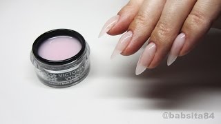 Paznokcie żelowe krok po kroku  przedłużanie  Victoria Vynn Build Gel  How to Extend Your Nails [upl. by Eiznil971]