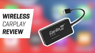 CarlinKit 20 CPC200U2W Wireless CarPlay Adapter Upgrade Dongle REVIEW for Aftermarket Receivers [upl. by Maure629]