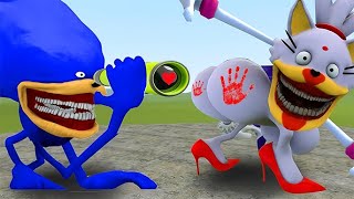 New Shin Sonic Tapes Love Story vs Amy Sonic Tapes Sad Story in Garrys Mod [upl. by Axe]