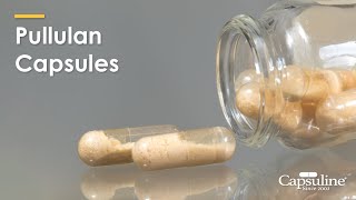 Capsuline Now Has Pullulan Capsules [upl. by Aynot]