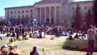 Annual 420 marijuana law protest rally winnipeg Canada [upl. by Laith701]