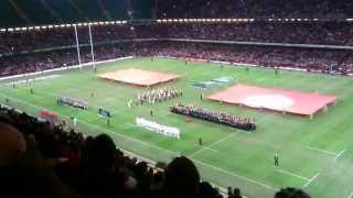 Welsh Anthem  Wales V Tonga [upl. by Imotas]