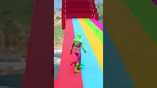 GTA 5 Epic Water Ragdolls  SpiderMan Jumps  Fails ep2557 shorts [upl. by Mitran]