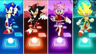 Sonic 🔴 Shadow 🔴 Amy 🔴 Super Sonic  Coffin Dance 🎶🎮 [upl. by Larrad]