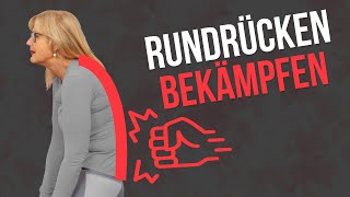 Rundrücken effektiv begradigen ⚡ Dehne DIESEN Muskel [upl. by Tucker]