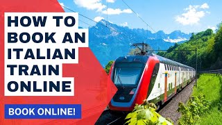 How to book a Trenitalia Italian ticket online  Booking Trenitalia online train trainbooking [upl. by Aneloaup436]