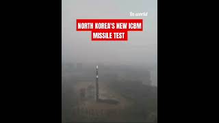 north korea new icbm missile test video kimjongun korea missilelaunch icbm s400 [upl. by Delwyn]