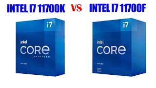 i7 11700K vs i7 11700F  RTX 3080  Gaming Comparisons [upl. by Jarrell]