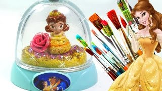 Beauty and the Beast glitter dome Disney princess Belle glitzi globes inspired [upl. by Loseff714]