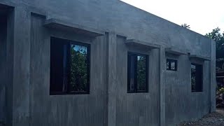 BOX TYPE HOUSE DESIGN 62 SQM  BUILDING OUR HOME SWEET HOME SA PROBINSYA PART 1  LOIDA [upl. by Raye]