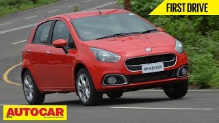 2014 Fiat Punto Evo  First Drive Video Review  Autocar India [upl. by Elle]