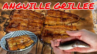 ANGUILLE grillée Unadon languille grillée sur le bol de riz [upl. by Codding]