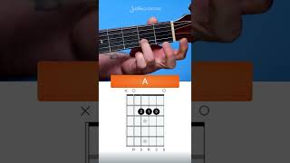 How to play the A Chord on Guitar its so easy Shorts [upl. by Magbie901]