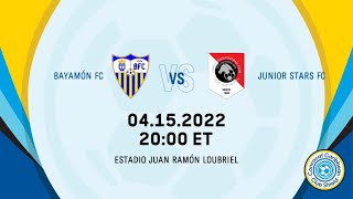 2022 Concacaf Caribbean Club Shield  Bayamón FC vs Junior Stars FC [upl. by Illek]