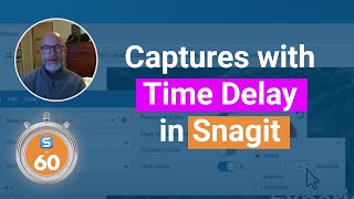 Capture Information in Collapsed Menus with Delayed Capture  Snagit in 60 Seconds [upl. by Thorner]