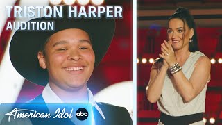 Powerful Performance 15YearOld Triston Harper Sings Jason Isbells quotCover Me Upquot on American Idol [upl. by Michi]