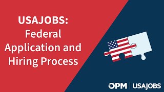 USAJOBS Federal Application and Hiring Process [upl. by Htiekram618]