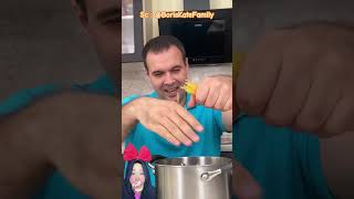 MAMA MENUNJUKAN TRIK MASAK SPAGETTY ⁉️🍝 BorisKateFamily shorts funny dubbing [upl. by Onileva]