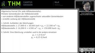 KLR Beispiel Innerbetriebliche Leistungsverrechnung Gleichungsverfahren [upl. by Spurgeon]