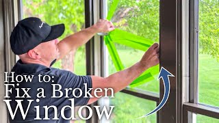 The 7 Easy Steps You Need To Fix a Broken Window [upl. by Retepnhoj630]