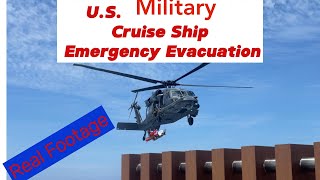 US Military Emergency Cruise Ship Medical Evac  Additional News video link in description [upl. by Brade]