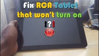 Fix RCA Tablet that Wont TURN ON 5 Solutions [upl. by Ahsekim921]