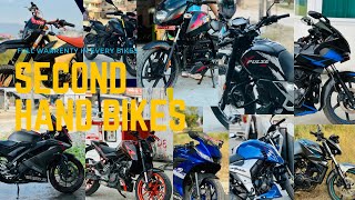 Second hand bike in nepal 2023  bikers zone ns 200 fz pulsar 150 full warranty in every bikes [upl. by Allimak]