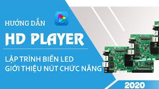 Hướng dẫn sử dụng phần mềm HD Player lập trình biển LED ma trận Full color  P2 [upl. by Koran]