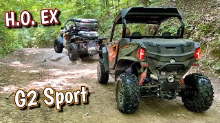 2023 CFMOTO ZFORCE 950 HO EX vs Gen 2 ZFORCE 950 Sport  Trail amp Rock [upl. by Nwahsor]