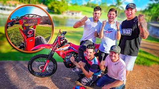 CORRIDA DE MOTOCROSS EM CASA DE CRF 230 [upl. by Salisbury]