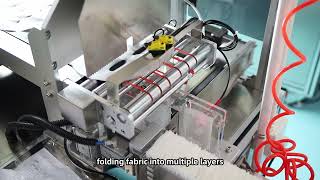 How Multiple Pieces of Facial Mask Cloth Fold into a Bag  Factory Tech Youve Never Seen [upl. by Obara358]