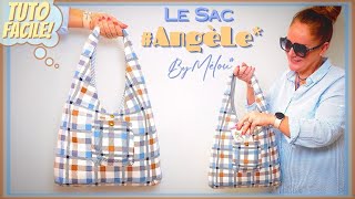 🎀 TUTO DIY FACILE 🎀 Coudre Le Sac Hobo ANGÈLE ByMélou 🥰 [upl. by Baoj]