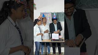 Andha ka cake Teacher birthday 🥹🎂badal official trending emotional ytshorts [upl. by Alenson]