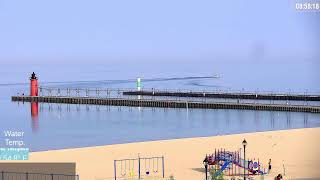 South Haven Beach Cam South Haven Michigan [upl. by Nadya899]