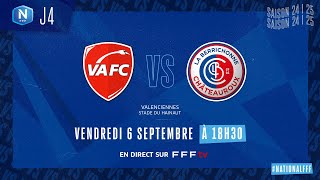 J4 I Valenciennes FC vs LB Châteauroux en replay 31 I National FFF 20242025 [upl. by Daub]