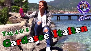 CAMPINGURLAUB ITALIEN GARDASEE  ROOM TOUR und Bootsfahrt nach Sirmione  Vlog Teil 4  FAMILY FUN [upl. by Stiles]