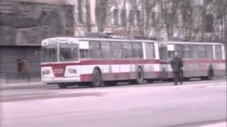 DONETSK UKRAINE TRAMS TROLLEYBUSES MARCH 1995 [upl. by Bove]