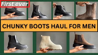 Ultimate Zara amp HampM CHUNKY BOOTS Haul ever on youtube Zara Boots HampM boots Best boots India [upl. by Chemosh]