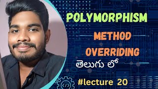 method overriding in java  lecture 20 [upl. by Zerdna]