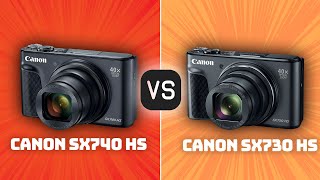 Canon SX740 HS vs Canon SX730 HS Which Camera Is Better With Ratings amp Sample Footage [upl. by Haneeja]