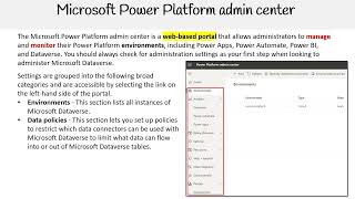 PL 900 — Power Platform admin center [upl. by Kleinstein548]