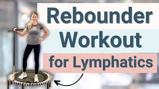 Full Body Rebounder Workout Easy for Lymphatics [upl. by Enidlareg]