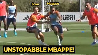 Mbappe toying Joan Martinez during Real Madrid first training  Football News Today [upl. by Evod210]