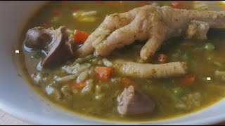 😋😋🍲 AGUADITO DE MENUDENCIA  Receta Peruana 🍲😋😋 [upl. by Ladnor]