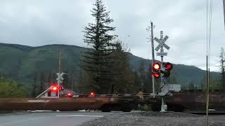 Dorman Rd Railroad Crossing Gold Bar WA [upl. by Tace]