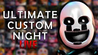 Playing FNAF Ultimate Custom Night  Live [upl. by Leventhal]