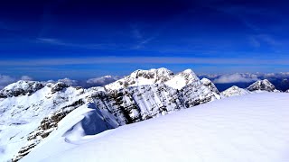 Monte Forato 2498 m salita invernale da sella Nevea rif Gilberti  Alpi Giulie  22042023 [upl. by Annet]