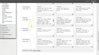 Creating amp Editing Rubrics Within Blackboard [upl. by Ethbinium]