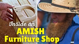 Inside an Amish Furniture Shop Most Conservative Amish [upl. by Yruam]