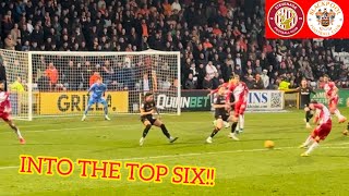 STEVENAGE CLIMB INTO THE PLAYOFFS  Stevenage v Blackpool Match Vlog [upl. by Eserahc]